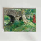 Carl Larsson The Bridge in Grez affisch på neutral bakgrund – poster från Bozetto