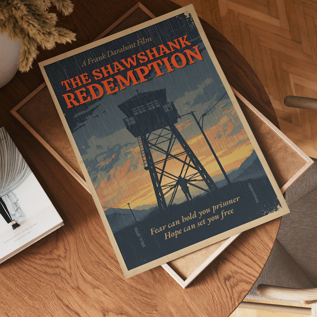The Shawshank Redemption – affisch med stilfullt motiv från Bozetto i hög kvalitet