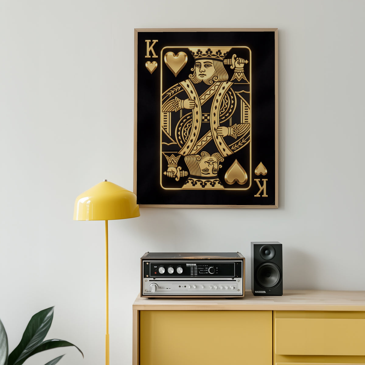 The Golden King of Hearts Poster – i rum 1
