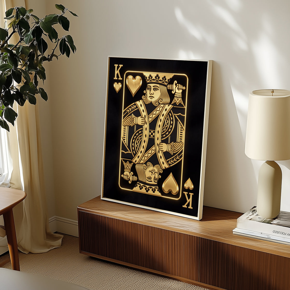 The Golden King of Hearts Poster – i rum 5