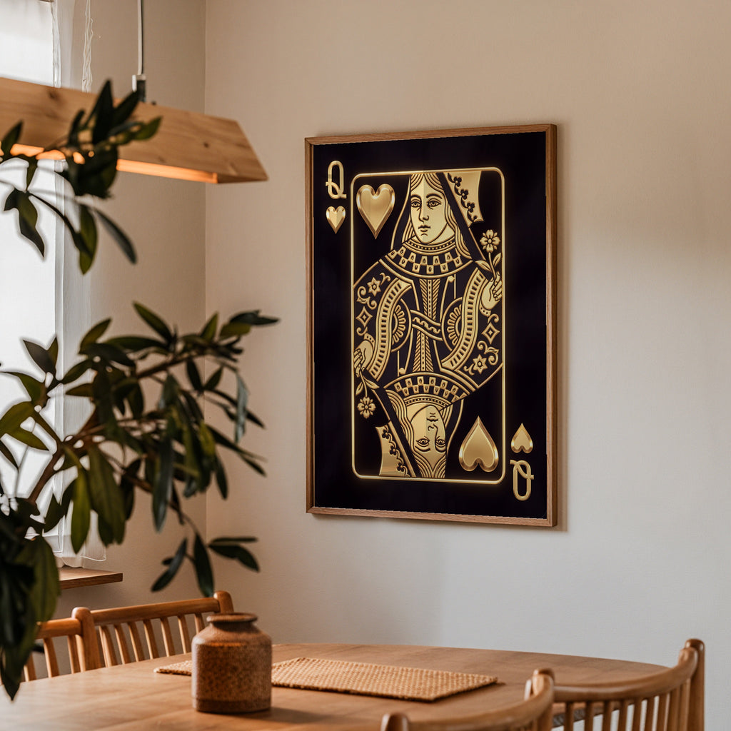 The Golden Queen of Hearts Poster – i rum 4