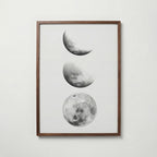 Waxing Moon Trio Poster – valnötsram