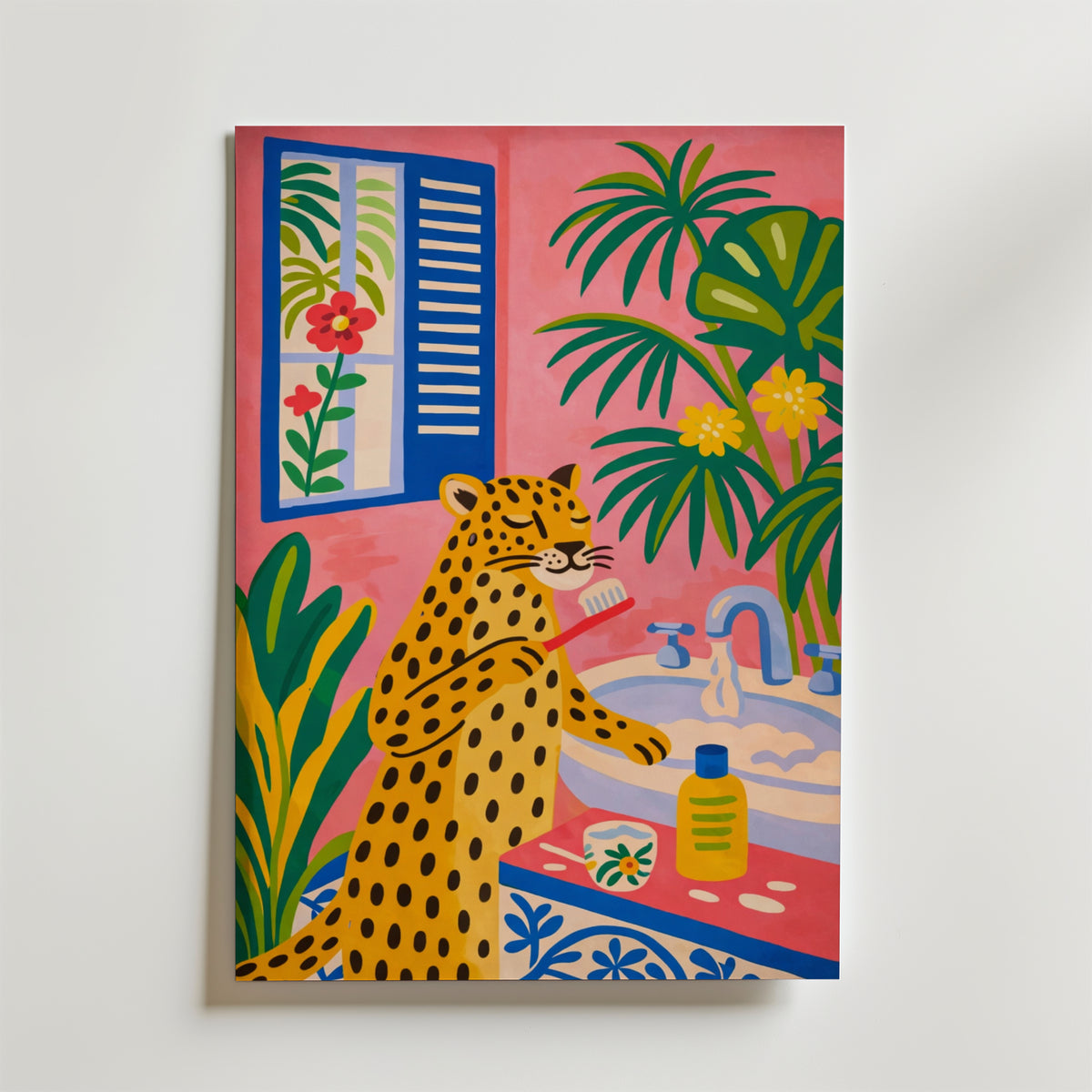 Bundle 4-pack Playful Cats Gallery – kuraterad postercollection som lyfter hemmet hos Bozetto