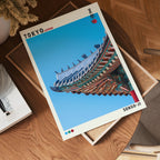 Tokyo Senso Ji Temple poster visad rakt fram – Bozetto affisch i hög tryckkvalitet