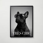 Très Chic Poster – svart ram