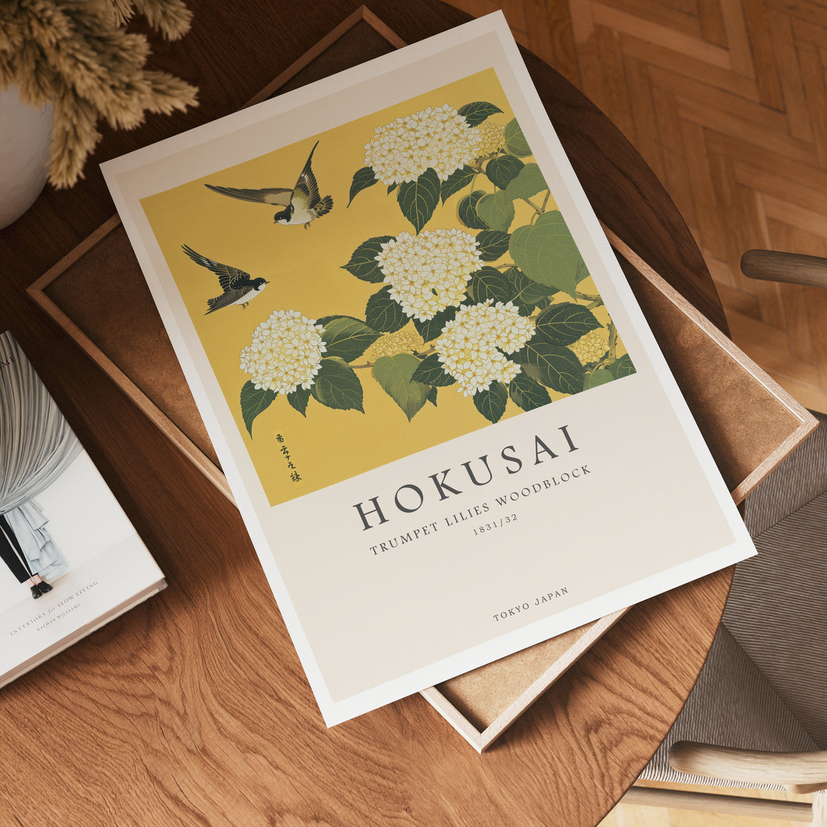 Yellow Botanical Harmony – affisch med stilfullt motiv från Bozetto i hög kvalitet