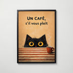 Un Café, S’il Vous Plaît – köp enkelt hos Bozetto konsttryck i hög kvalitet i hög kvalitet