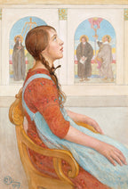 Carl Larsson Uppenbarelse – affisch med stilfullt motiv från Bozetto i hög kvalitet
