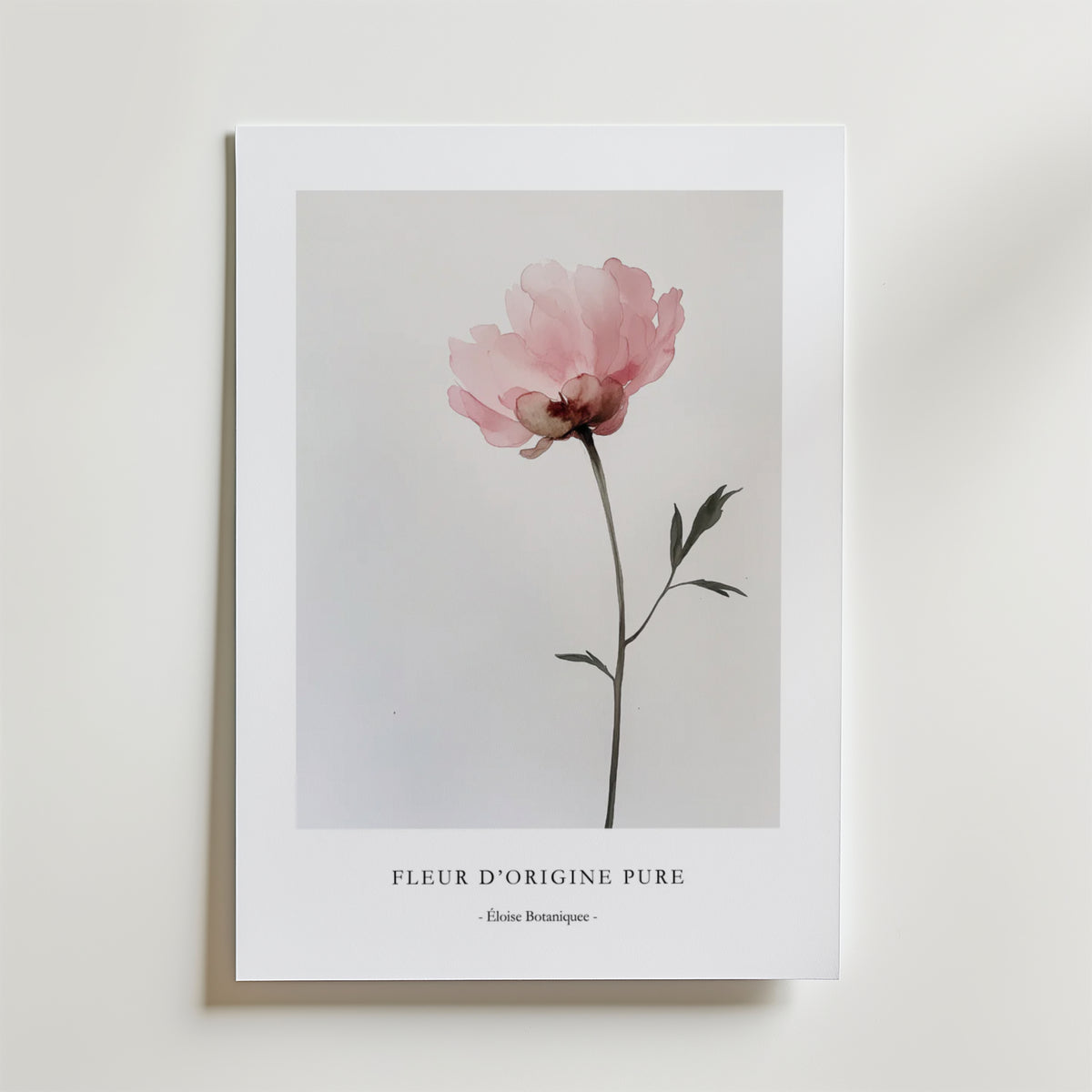 Fleur D´origine Pure – stilfullt konsttryck från Bozetto, tryckt på matt finpapper