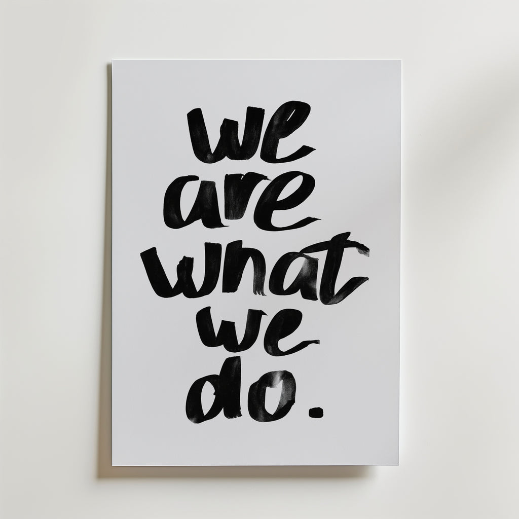 Brushstroke Manifesto Poster – canvas utan passepartout