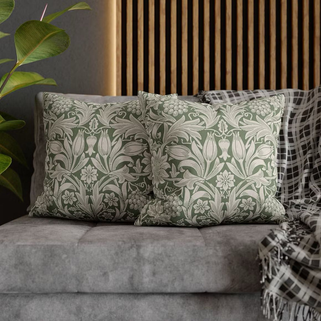 Kuddfodral William Morris – Willow Sage