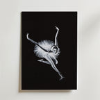 Helena Engström White Swan – stilfullt konsttryck från Bozetto, tryckt på matt finpapper
