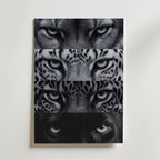 Four Wild Gazes Poster – canvas utan passepartout
