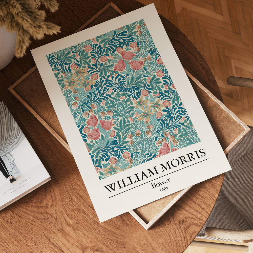 William Morris Bower poster visad rakt fram – Bozetto affisch i hög tryckkvalitet