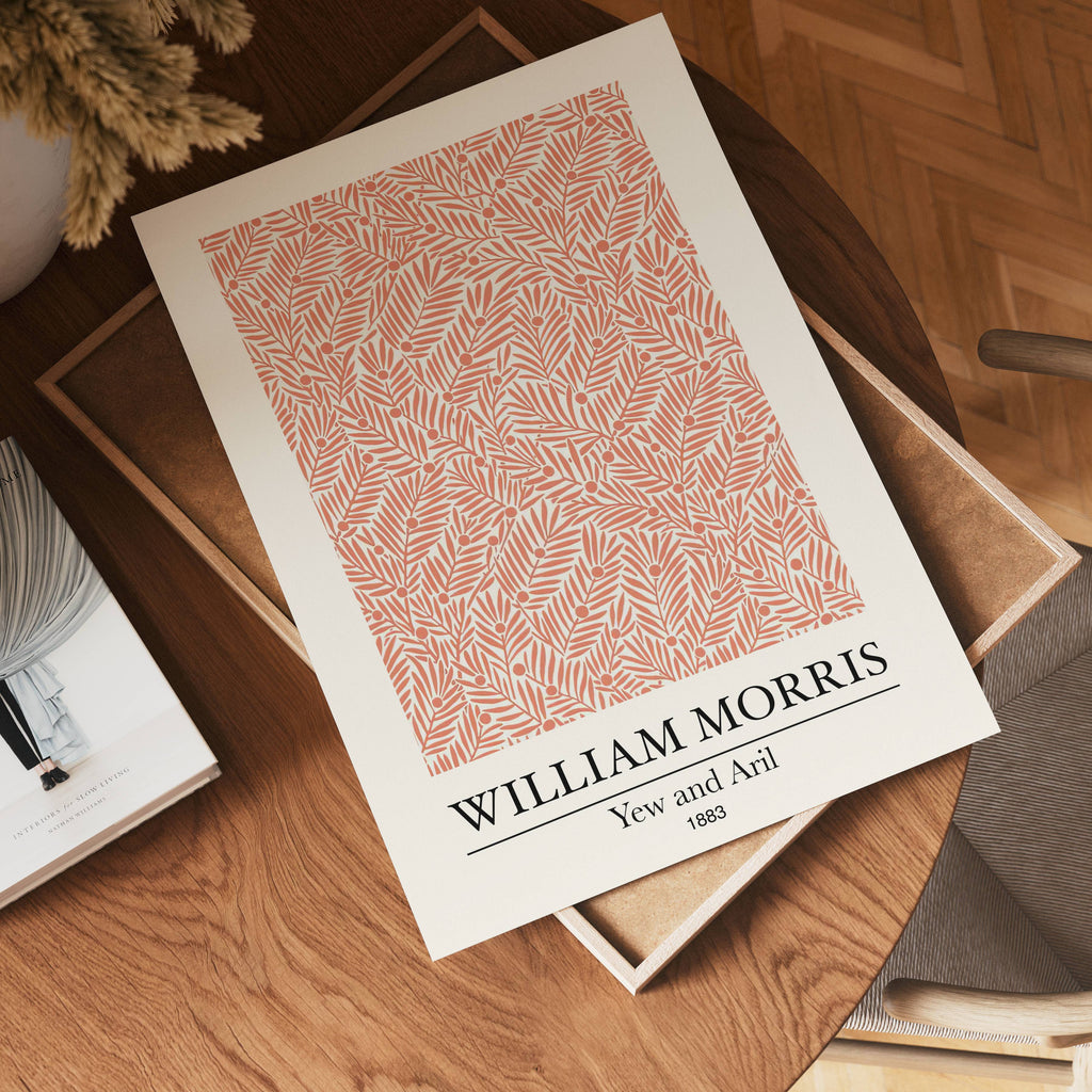 William Morris Yew and Aril – affisch med stilfullt motiv från Bozetto i hög kvalitet
