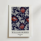 William Morris Anemone – stilfullt konsttryck från Bozetto, tryckt på matt finpapper