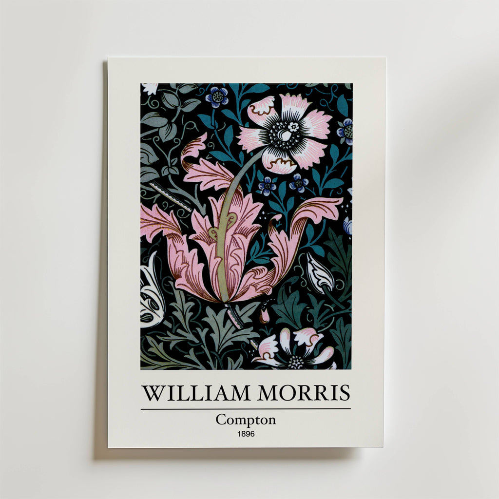 William Morris Compton – stilfullt konsttryck från Bozetto, tryckt på matt finpapper