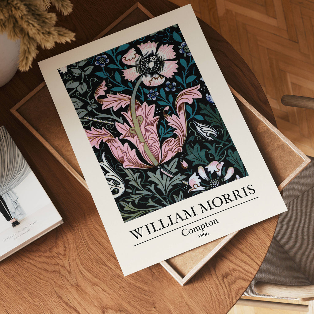 William Morris Compton – affisch med stilfullt motiv från Bozetto i hög kvalitet