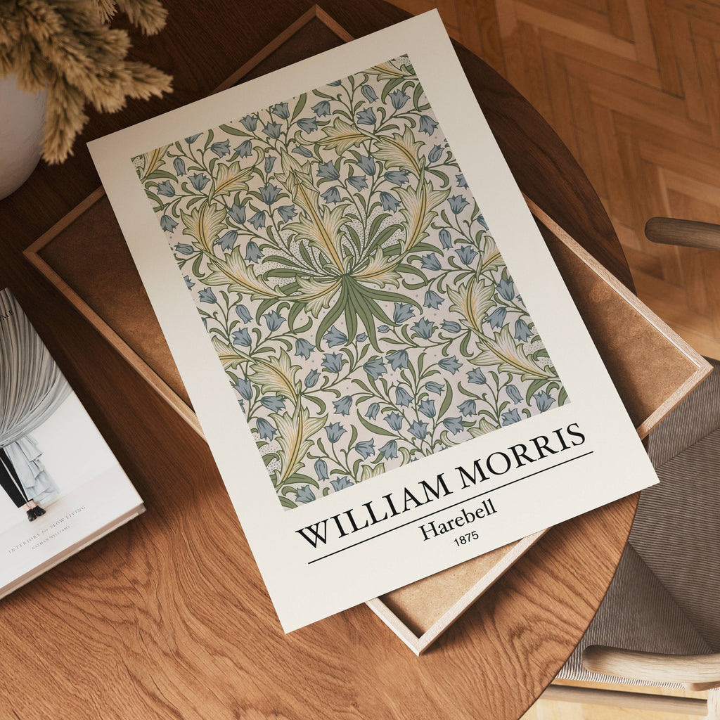 William Morris Harebell – affisch med stilfullt motiv från Bozetto i hög kvalitet