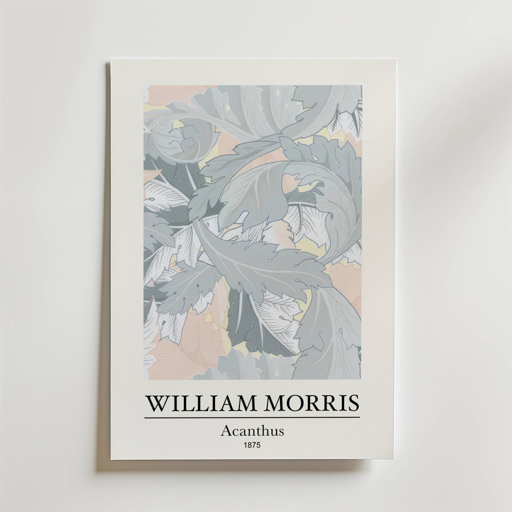 William Morris Acanthus – stilfullt konsttryck från Bozetto, tryckt på matt finpapper