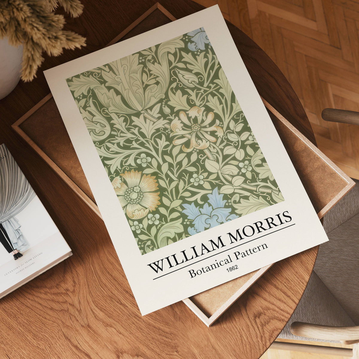 William Morris Botanical – affisch med stilfullt motiv från Bozetto i hög kvalitet