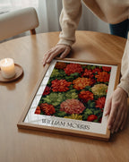 William Morris Autumn Garden poster visad rakt fram – Bozetto affisch i hög tryckkvalitet