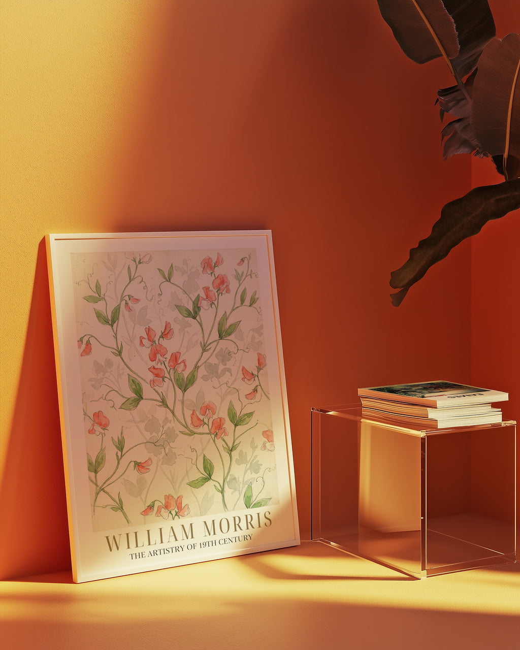 William Morris Sweet Pea Watercolour Study Poster – i rum 5