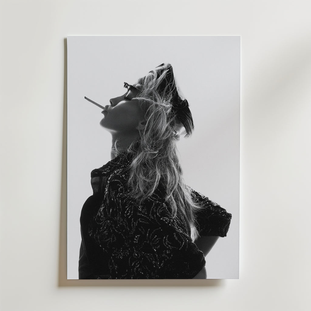 Windswept Glamour Poster – canvas utan passepartout