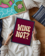 Wine Not Poster – två posters i rum 3