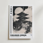 Yasaka Jinja – stilfullt konsttryck från Bozetto, tryckt på matt finpapper i hög tryckkvalitet