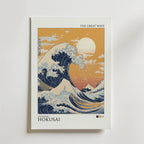 The Great Wave Katsushika – stilfullt konsttryck från Bozetto, tryckt på matt finpapper