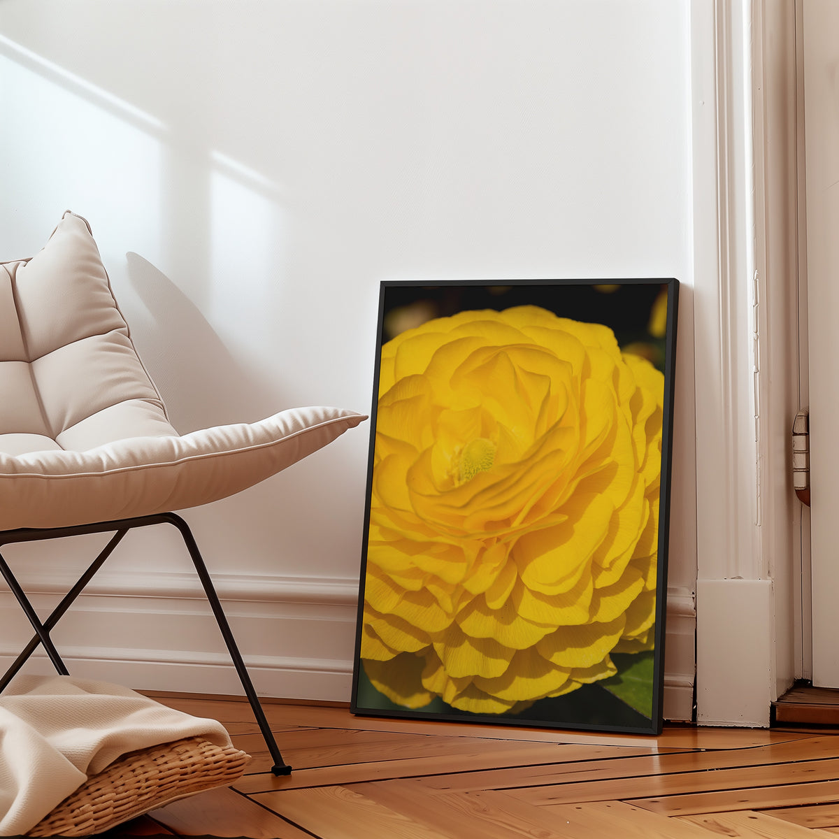 Yellow Heaven Poster i rumskomposition med ekram