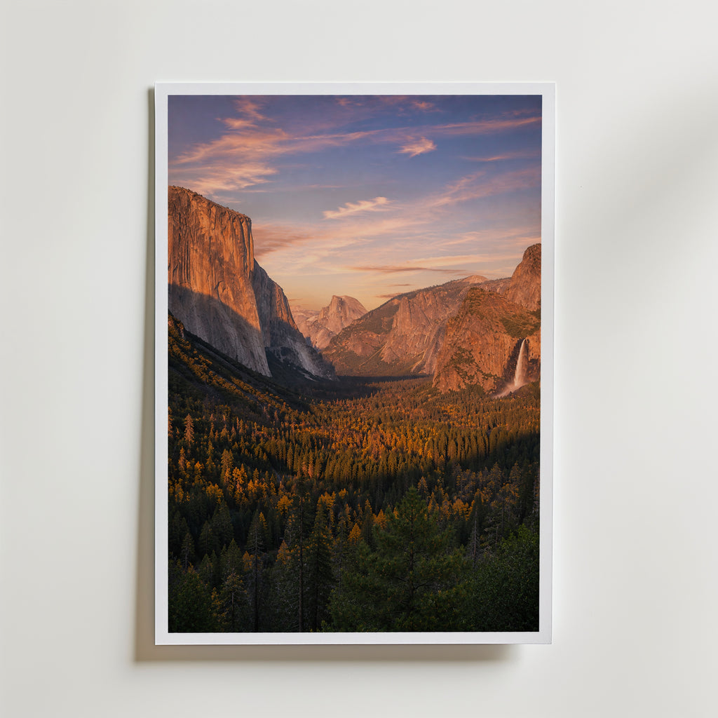 Yosemite Tunnel View Poster