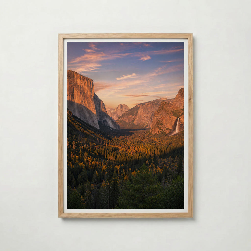 Yosemite Tunnel View Poster