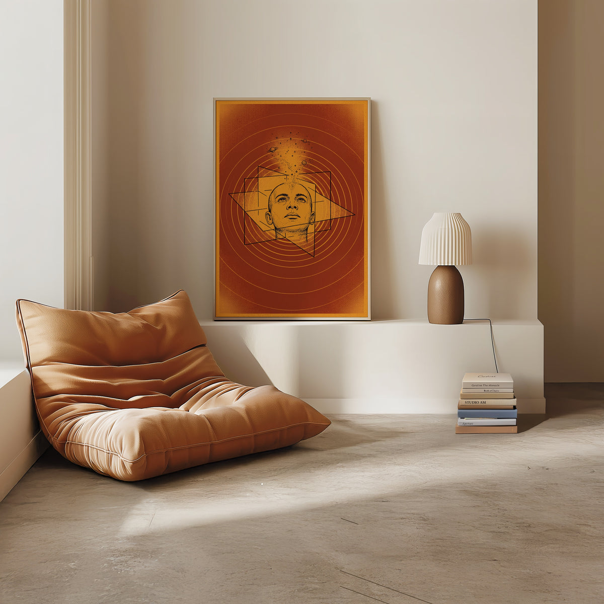 Celestial Mind Poster på vägg i vardagsrum, väggkonst från Bozetto