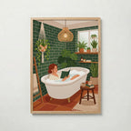 Bath Ritual Poster i ekram, premiumtryck från Bozetto