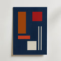 Bauhaus Balance, geometrisk Bauhaus-konst, poster tryckt i Sverige från Bozetto