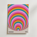 Bauhaus Color Arch – stilfullt konsttryck från Bozetto, tryckt på matt finpapper