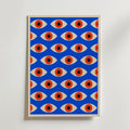 Bauhaus Pattern Eyes – stilfullt konsttryck från Bozetto, tryckt på matt finpapper