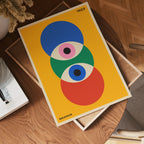 Bauhaus Trinity poster visad rakt fram – Bozetto affisch i hög tryckkvalitet i hög tryckkvalitet