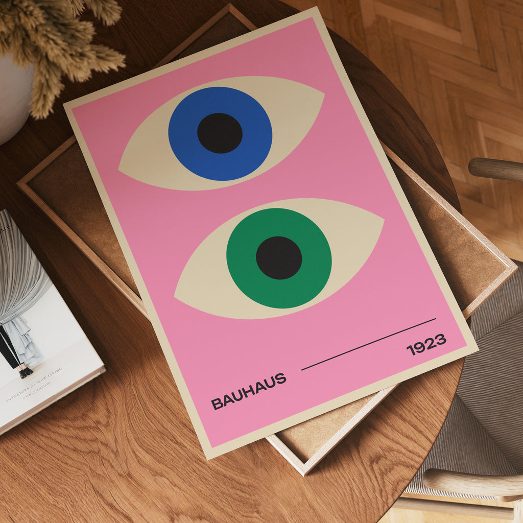 Bauhaus Dual Vision poster visad rakt fram – Bozetto affisch i hög tryckkvalitet