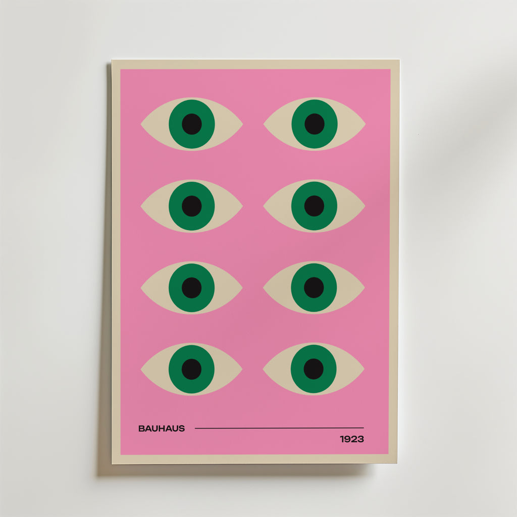 Bauhaus Vision – stilfullt konsttryck från Bozetto, tryckt på matt finpapper i hög tryckkvalitet