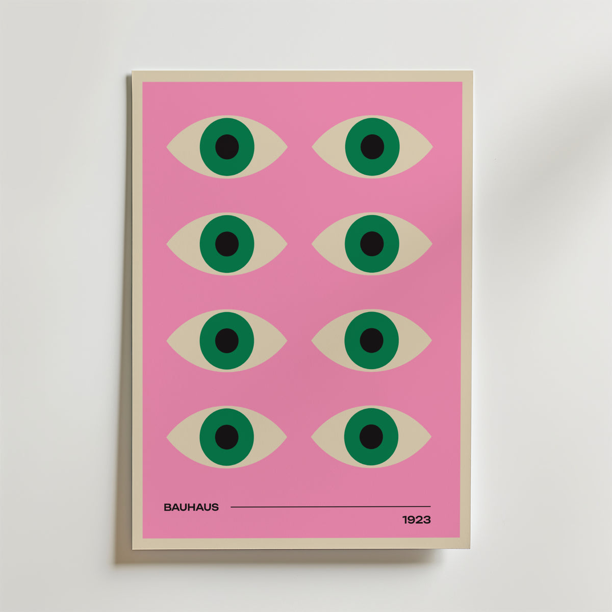 Bauhaus Vision – stilfullt konsttryck från Bozetto, tryckt på matt finpapper i hög tryckkvalitet