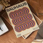 Bauhaus Echo poster visad rakt fram – Bozetto affisch i hög tryckkvalitet i hög tryckkvalitet