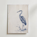Blue Heron – canvas utan passepartout