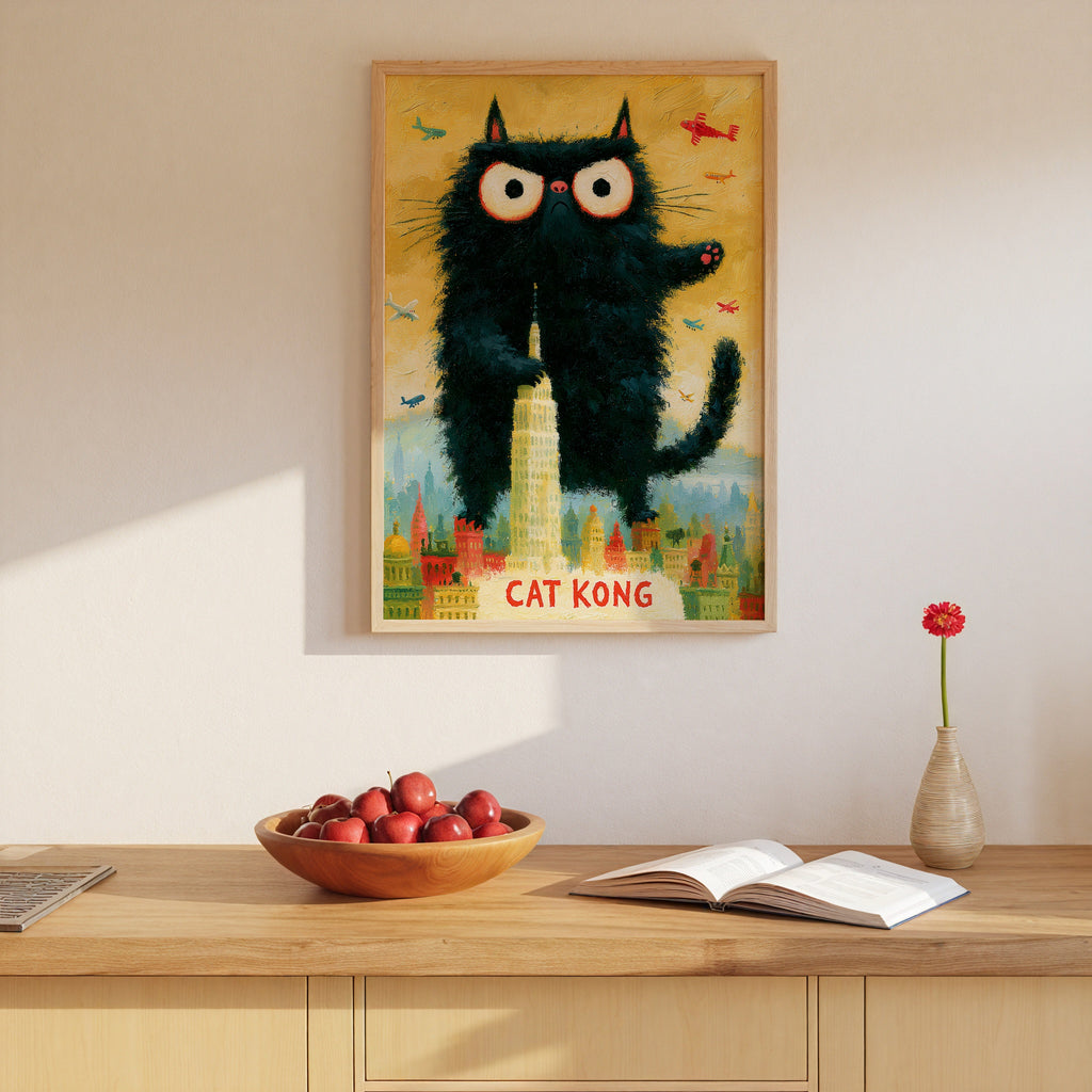 Cat Kong Poster – i rum 2