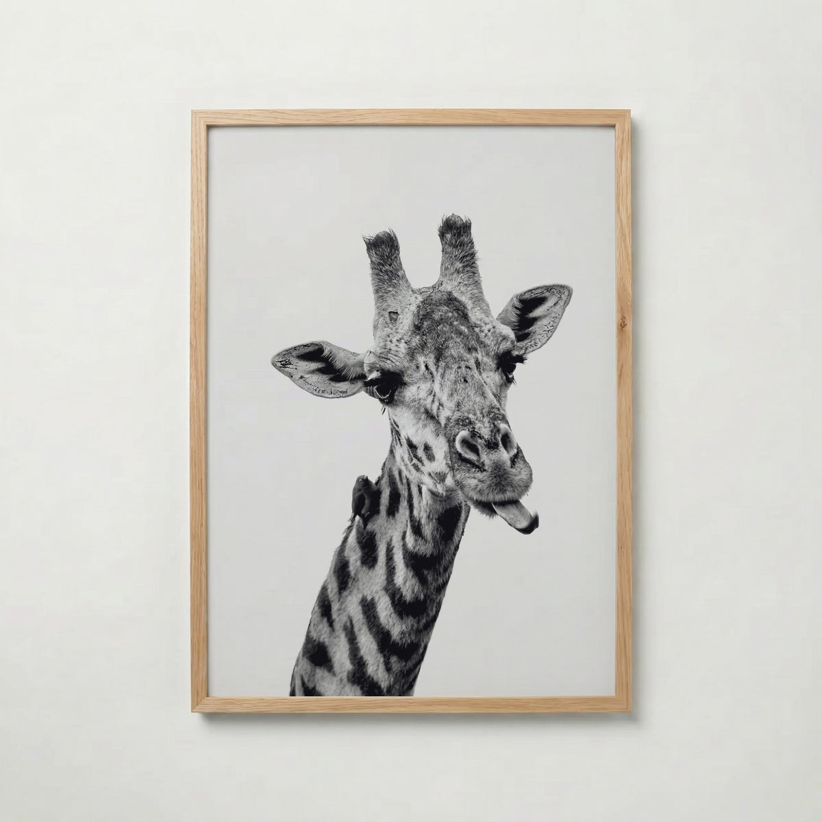 Cheeky Giraffe Poster – ekram