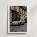 Classic Car Street Poster – med passepartout
