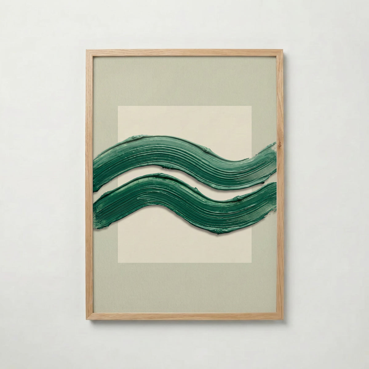Emerald Waves Poster – ekram