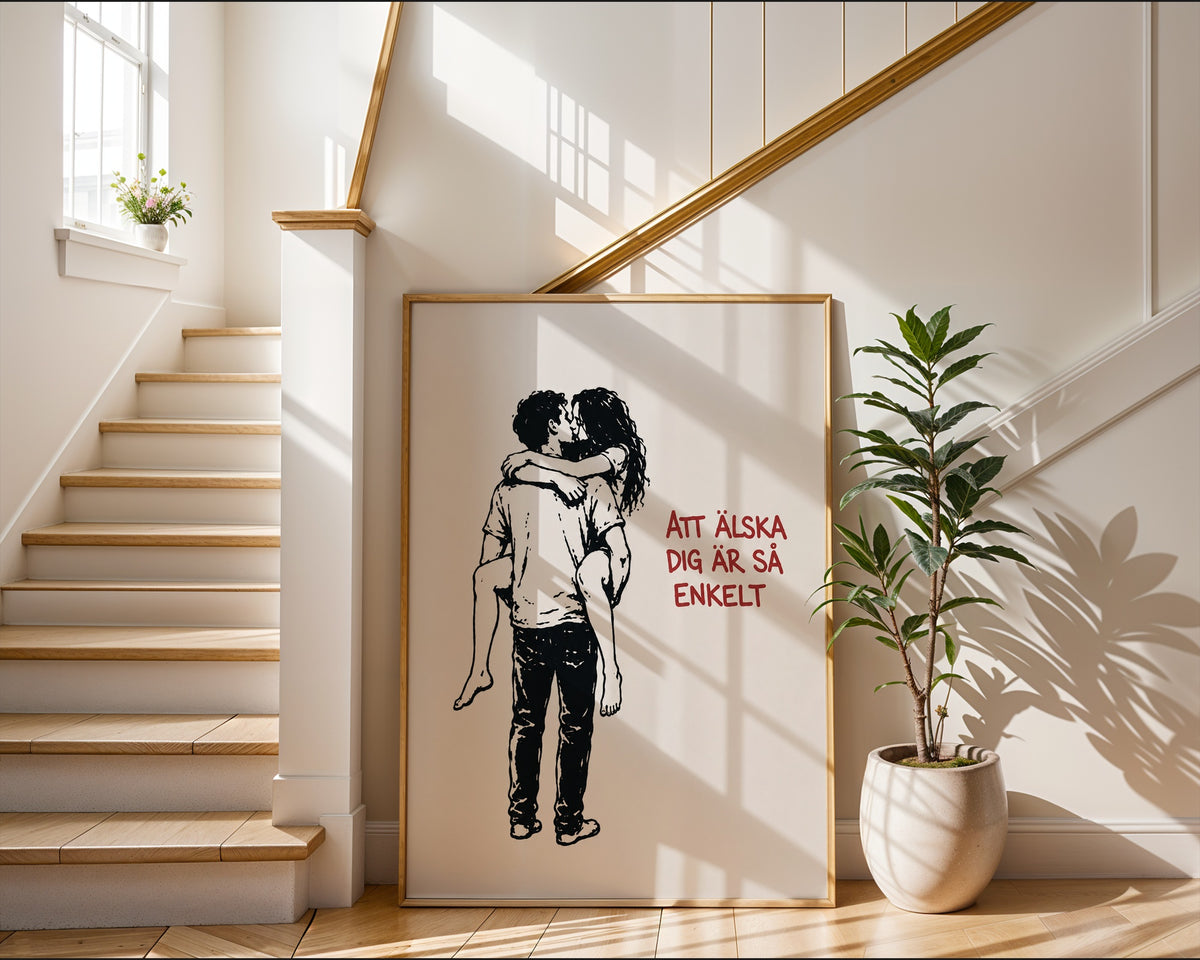 Älska Enkelt Poster – i rum 4